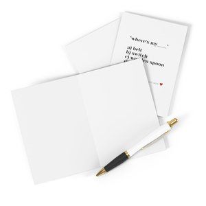 Where's My Belt Switch Wooden Spoon Shoe Cards